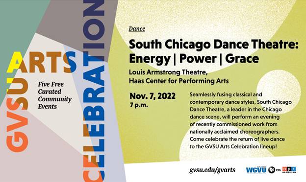 GVSU Arts Celebration Dance event November 7